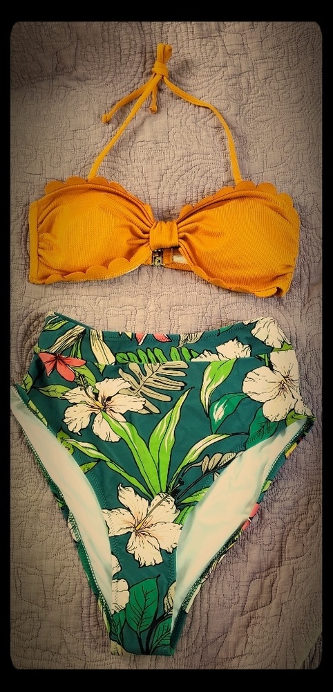 Cupshe high waisted swim suit